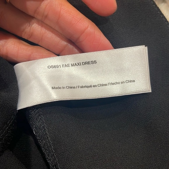 NWT Solace London Fae Maxi Dress – Black Sculptural Evening Gown (Size 2) - Picture 6 of 6